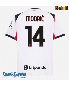 AC Milan Luka Modric #14 Tricou Fotbal Replică 2025-26 Barbati Deplasare